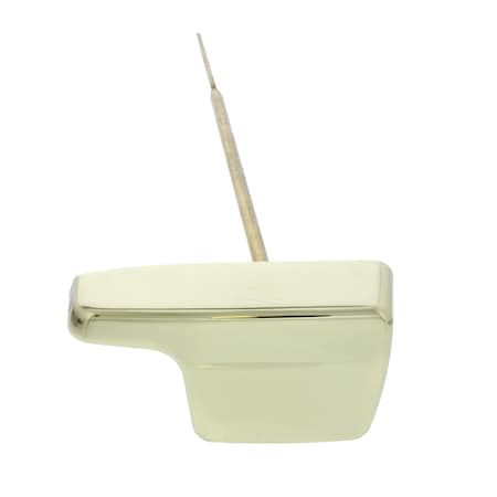 Jones Stephens Polished Brass Decorative Tank Trip Lever for Eljer Side Mount 9in Brass Arm, Non-Crack Nylon Spud T01021